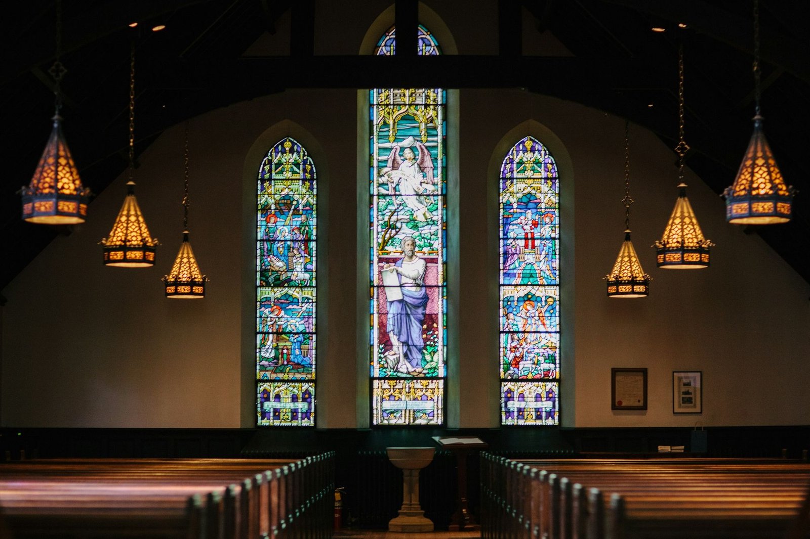 Interior de la iglesia